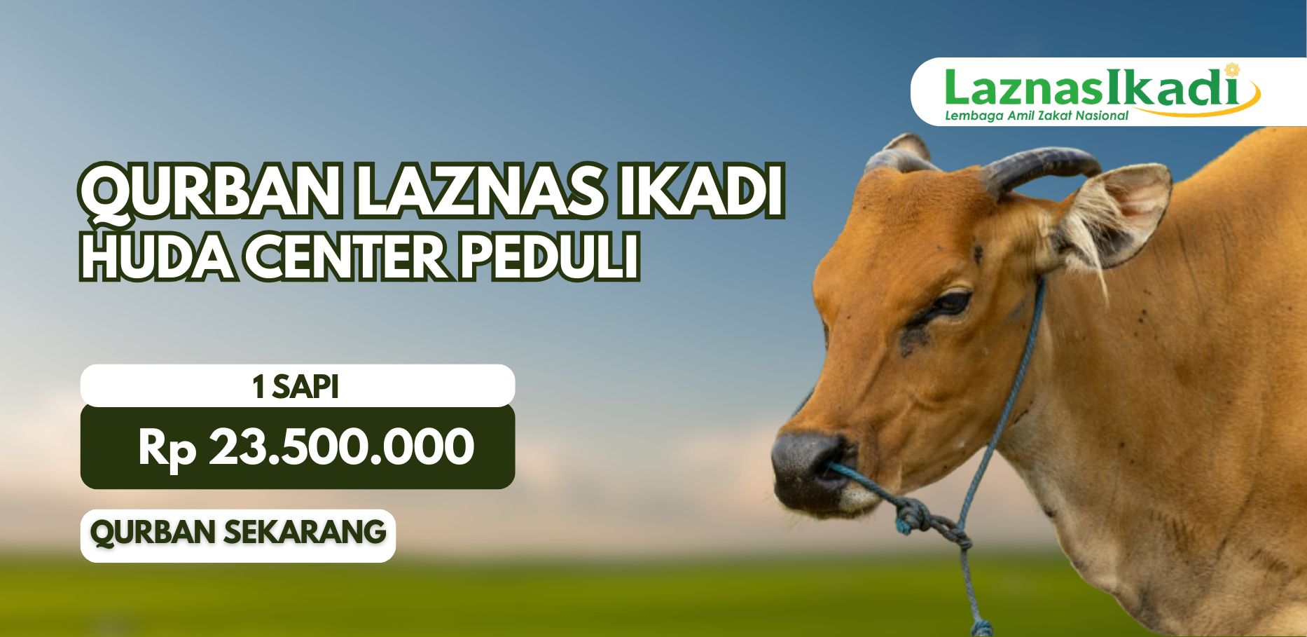 Smart Qurban: Qurban 1 Sapi bersama Huda Center Peduli