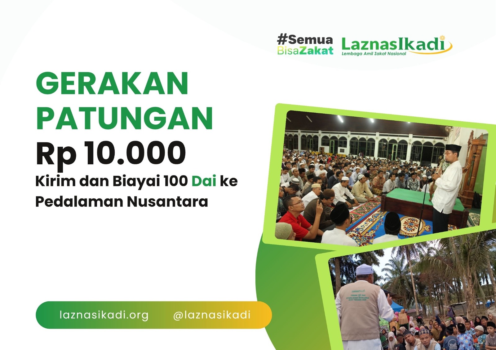 Gerakan Patungan Rp10.000: Kirim dan Biayai 100 Dai ke Pedalaman Nusantara