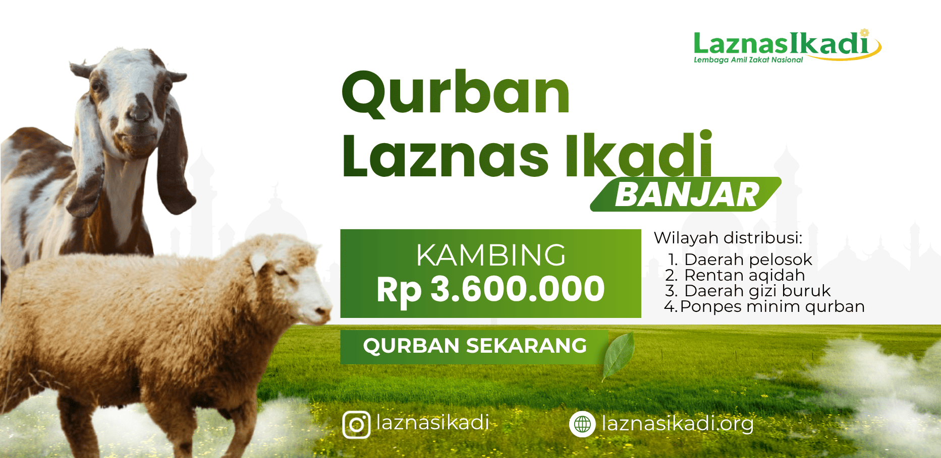 Smart Qurban: Qurban Kambing Kota Banjar