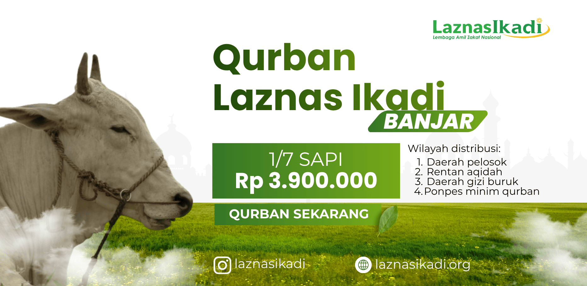 Smart Qurban: Qurban 1/7 Sapi Kota Banjar