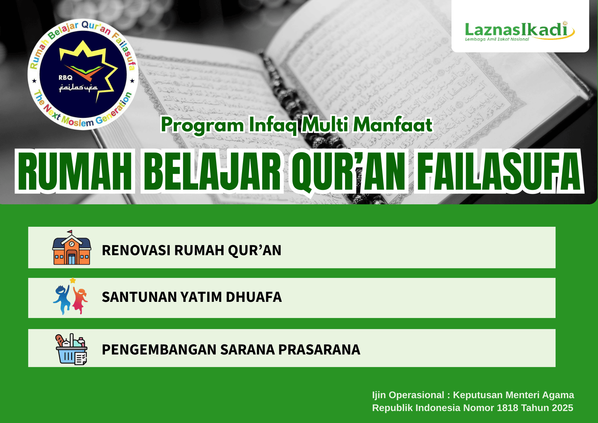 Infaq Multi Manfaat RBQ Failasufa