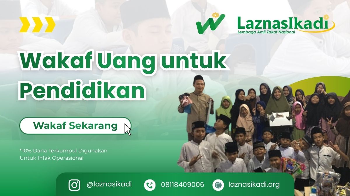Wakaf Uang untuk Pendidikan