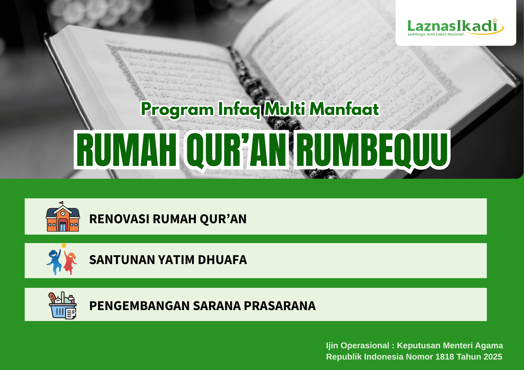 Infaq Multi Manfaat RQ Rumbequu