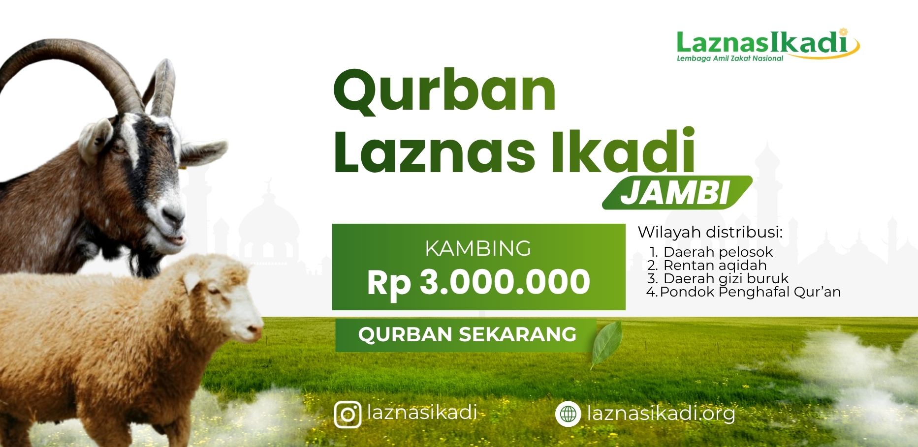 Smart Qurban: Qurban Kambing Jambi