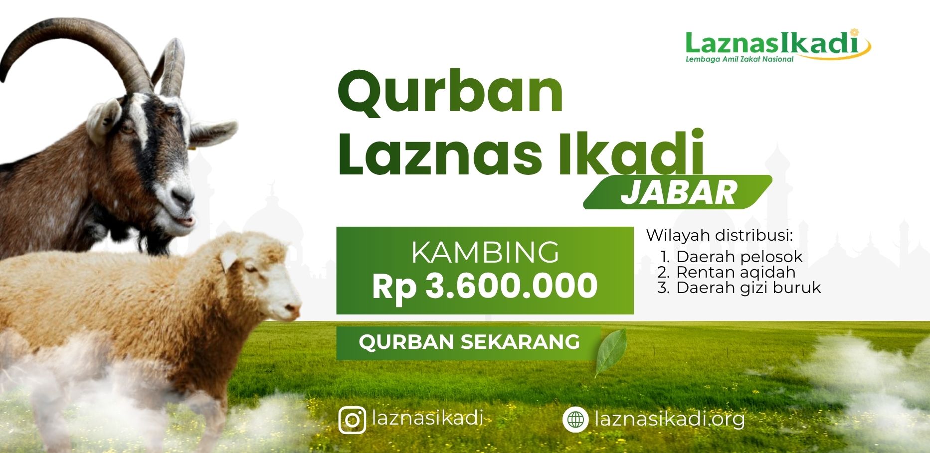 Smart Qurban: Qurban Kambing Jawa Barat