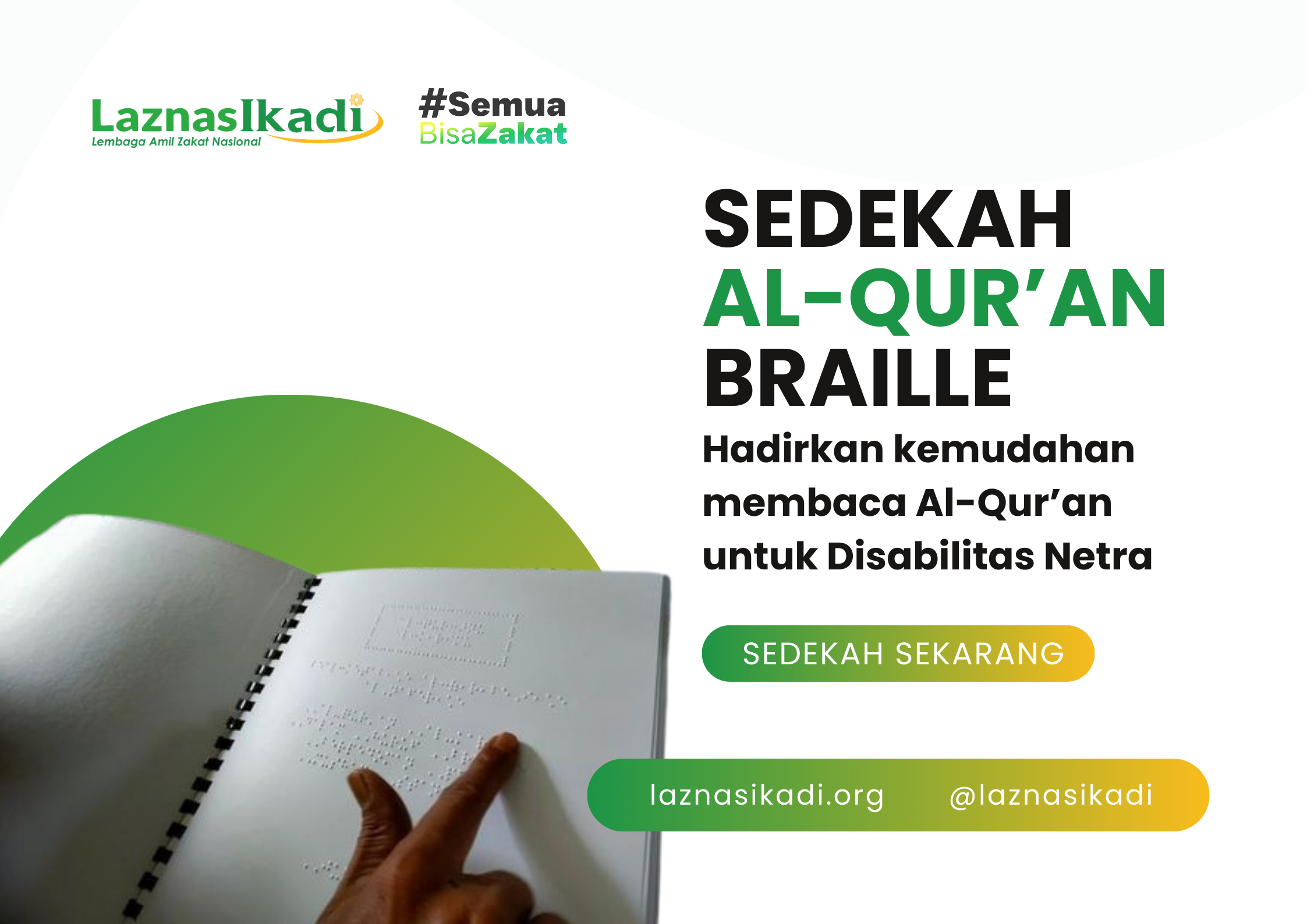 Sedekah Al-Qur'an Braille