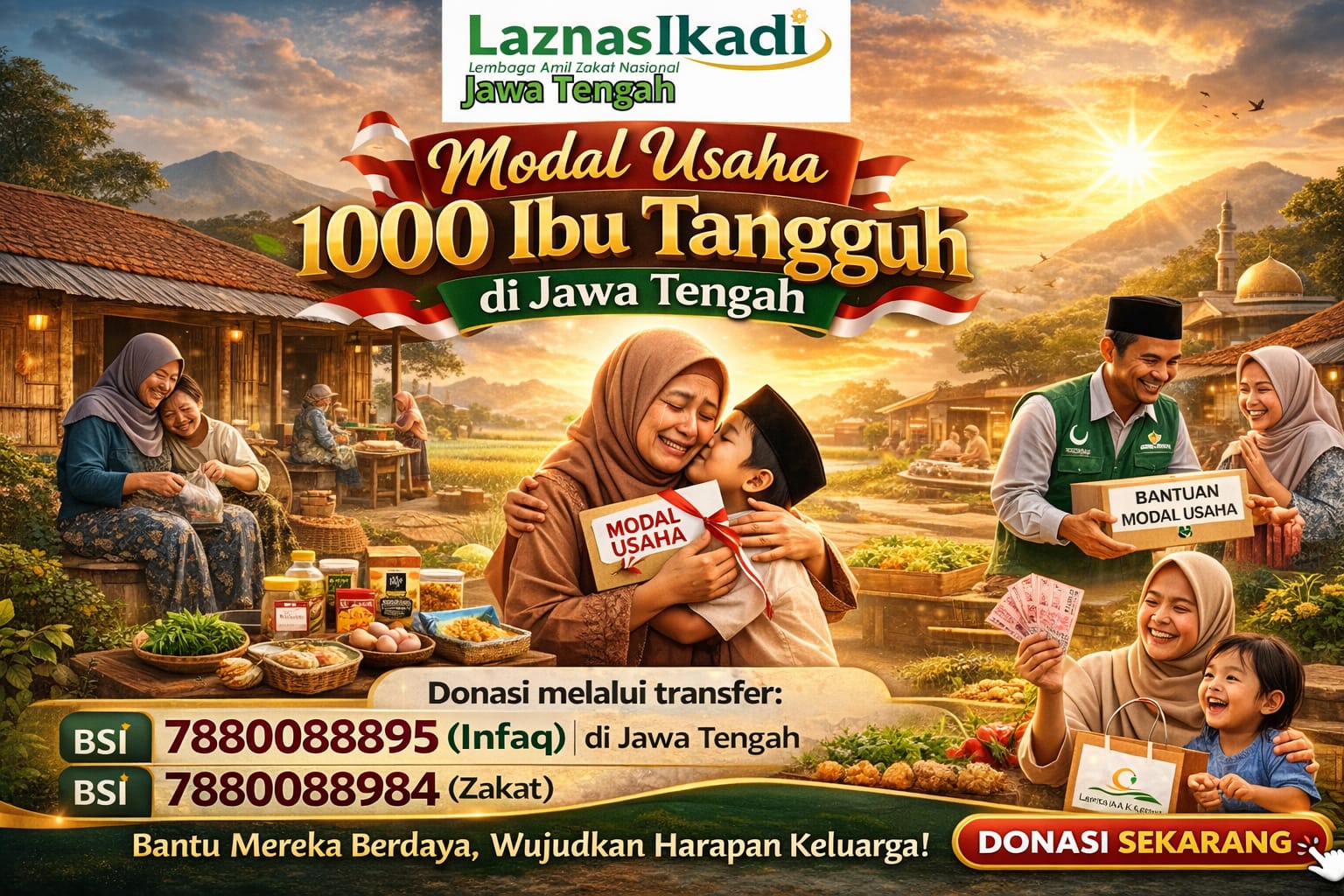 Bantu Modal Usaha Ibu Tangguh