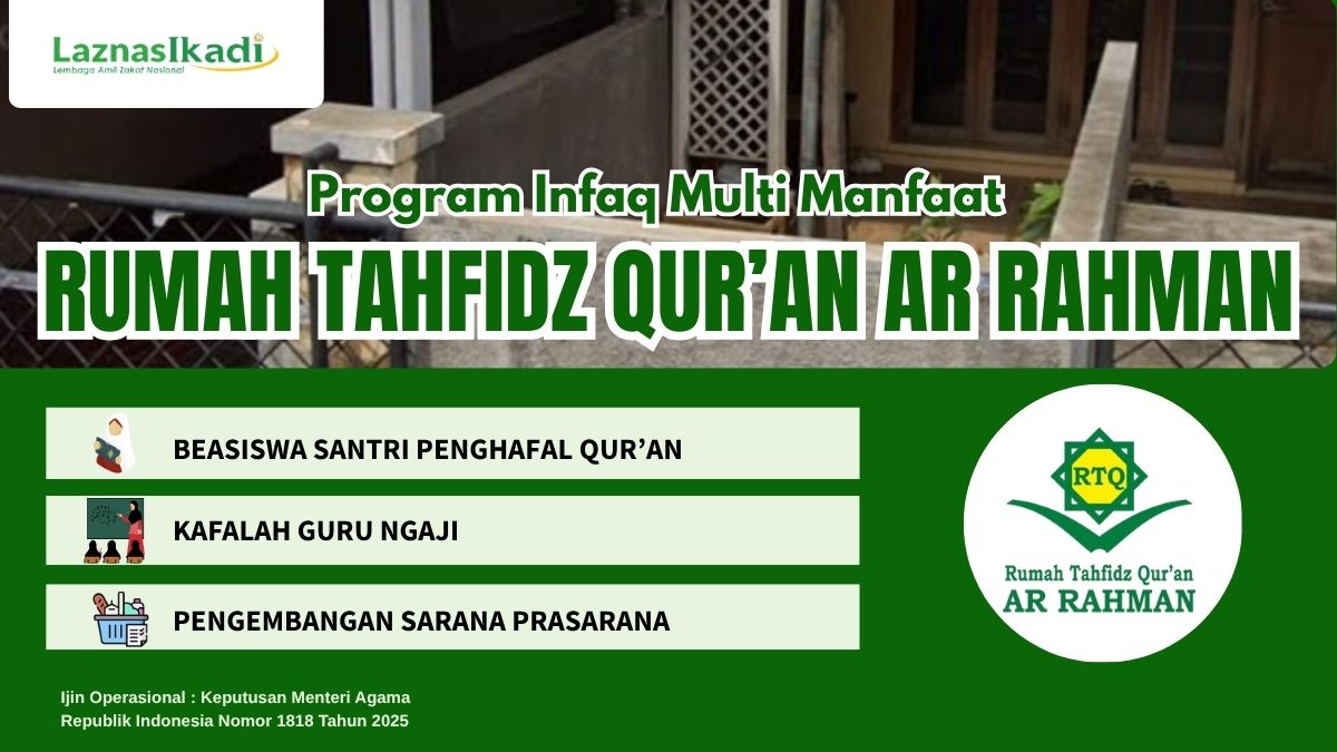 Sedekah Multi Manfaat RTQ Ar Rahman